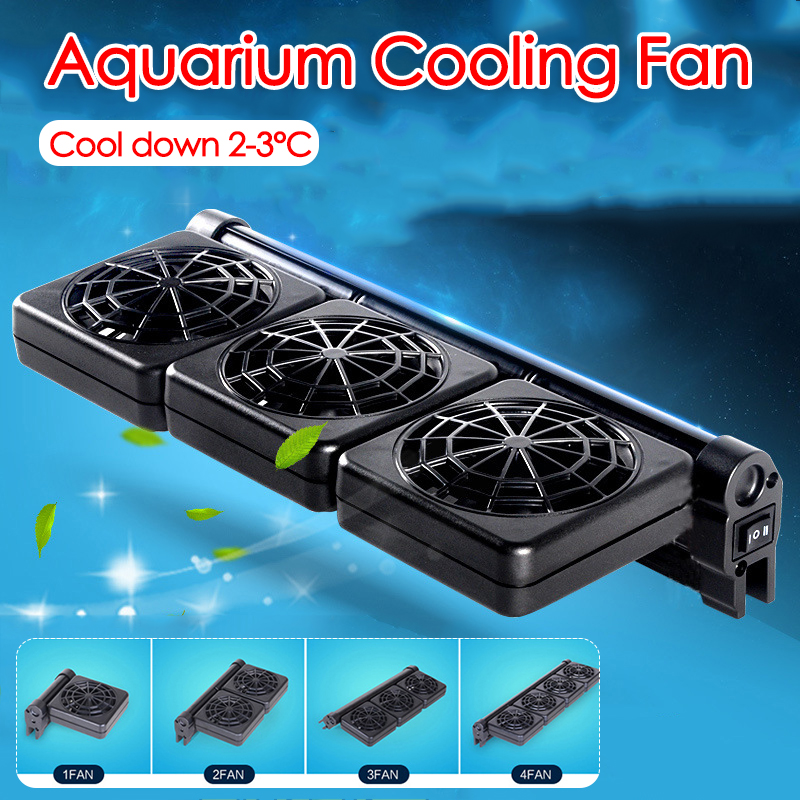 Marine Aquarium Chiller - Aquarium Cooling Fan Mute Multi-angle Temperature