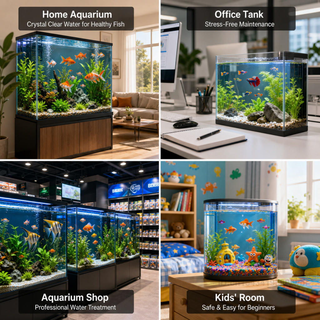 Fish Tank Aquarium Treatment,  - đánh giá và giá Marine Aquarium Bacteria