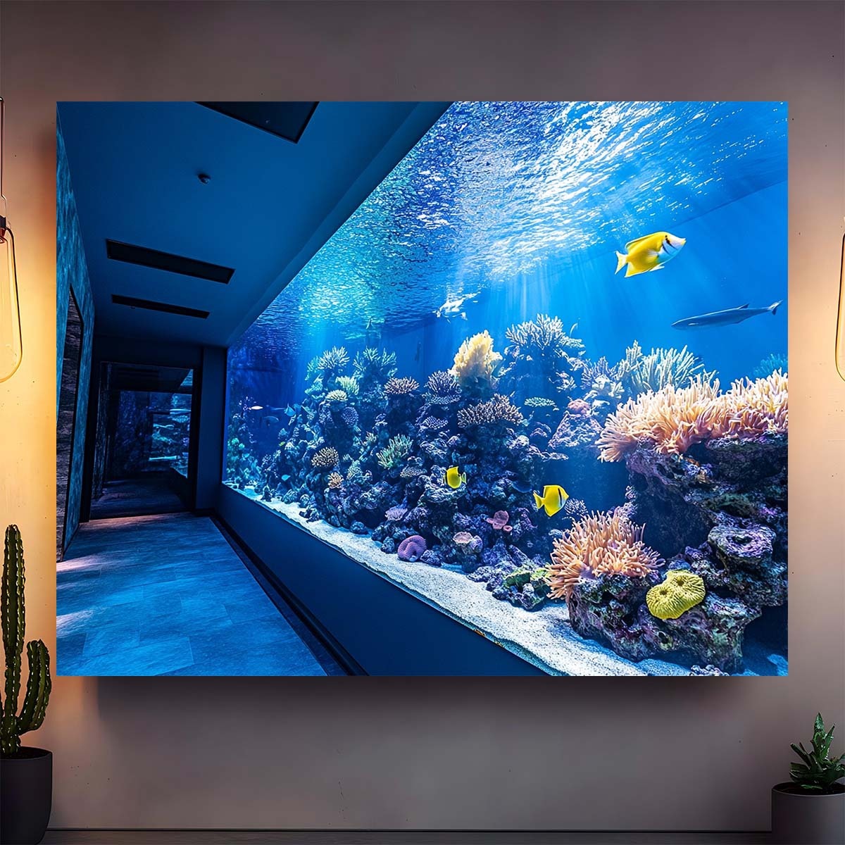 Vibrant Underwater Aquarium Ta - đánh giá và giá Marine Aquarium Reef