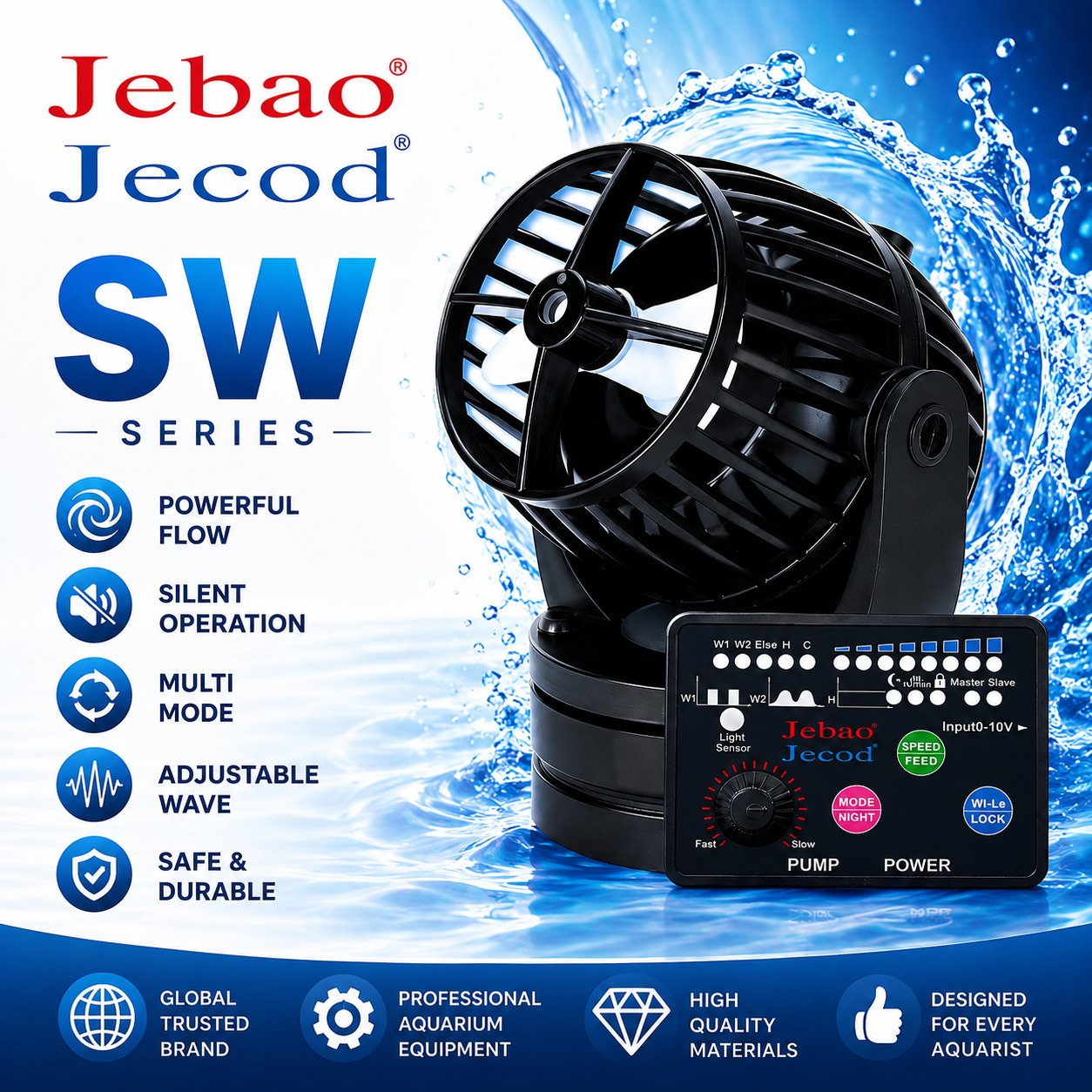 Jebao Jecod SW-2 SW-4 SW-8 SW- - đánh giá và giá Marine Aquarium Reef