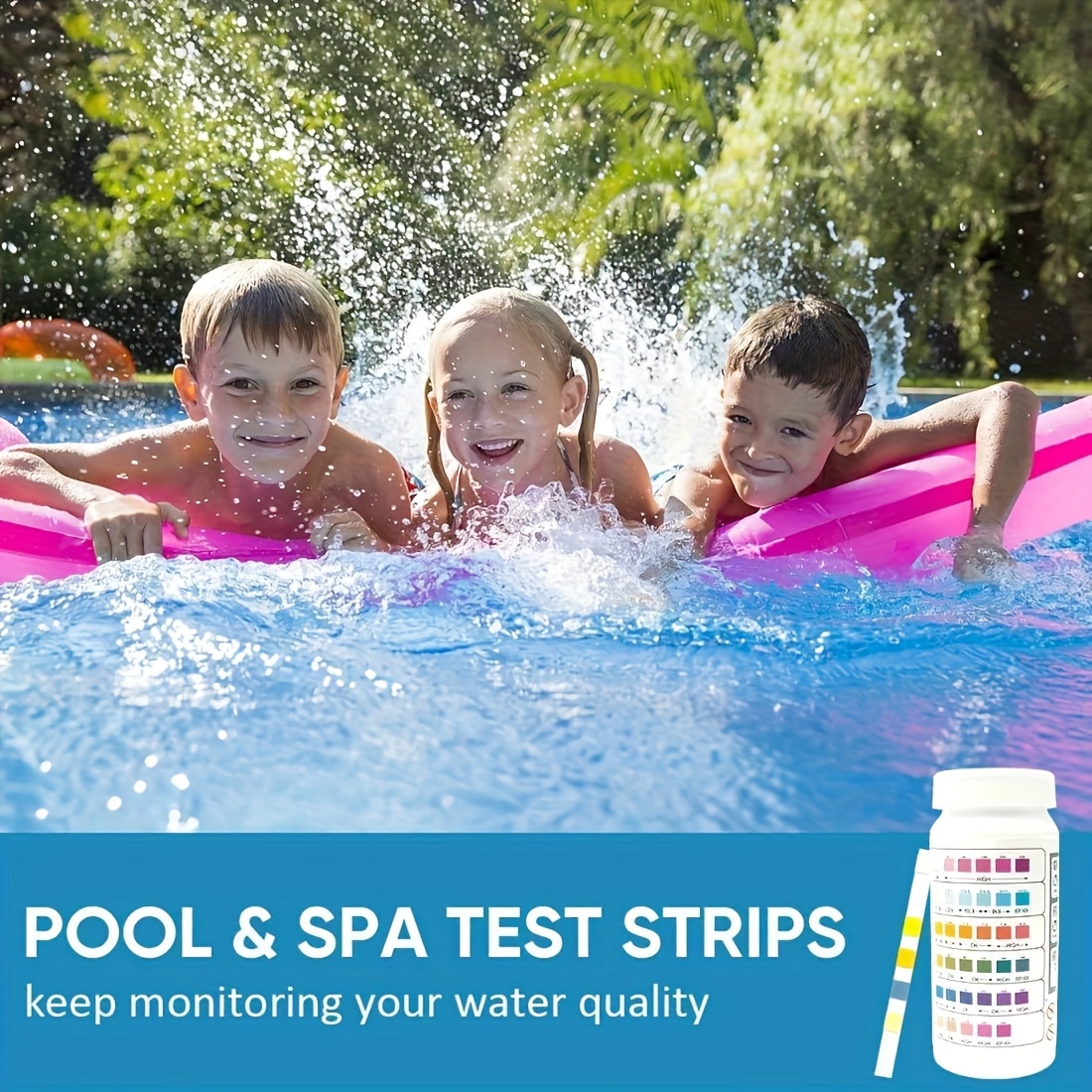 6-in-1 Pool & Spa Water Test S - đánh giá và giá Marine Aquarium Bacteria