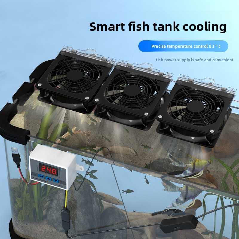 USB Smart Silent Cooling Fan A - đánh giá và giá Marine Aquarium Chiller